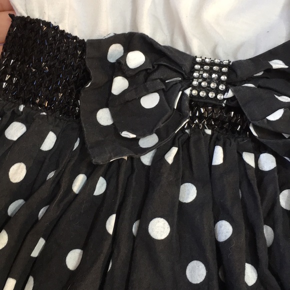 Girls size 7/8 Frilly polka dot Dress - Picture 6 of 8